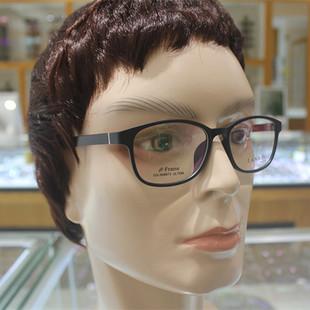 9973塑钢坞碳全框超韧复古黑色配近视框子眼镜架实体店销售